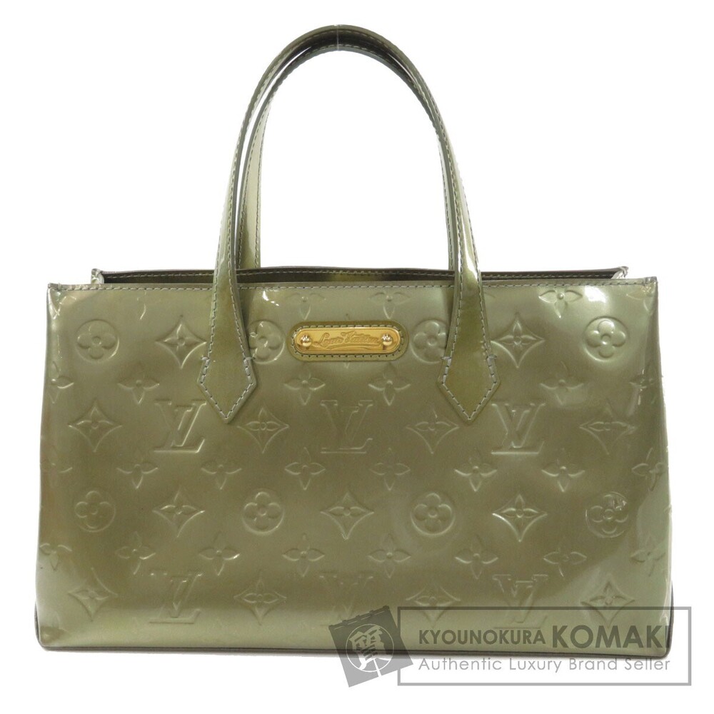 Louis Vuitton Wilshire Vernis Handbag Leather